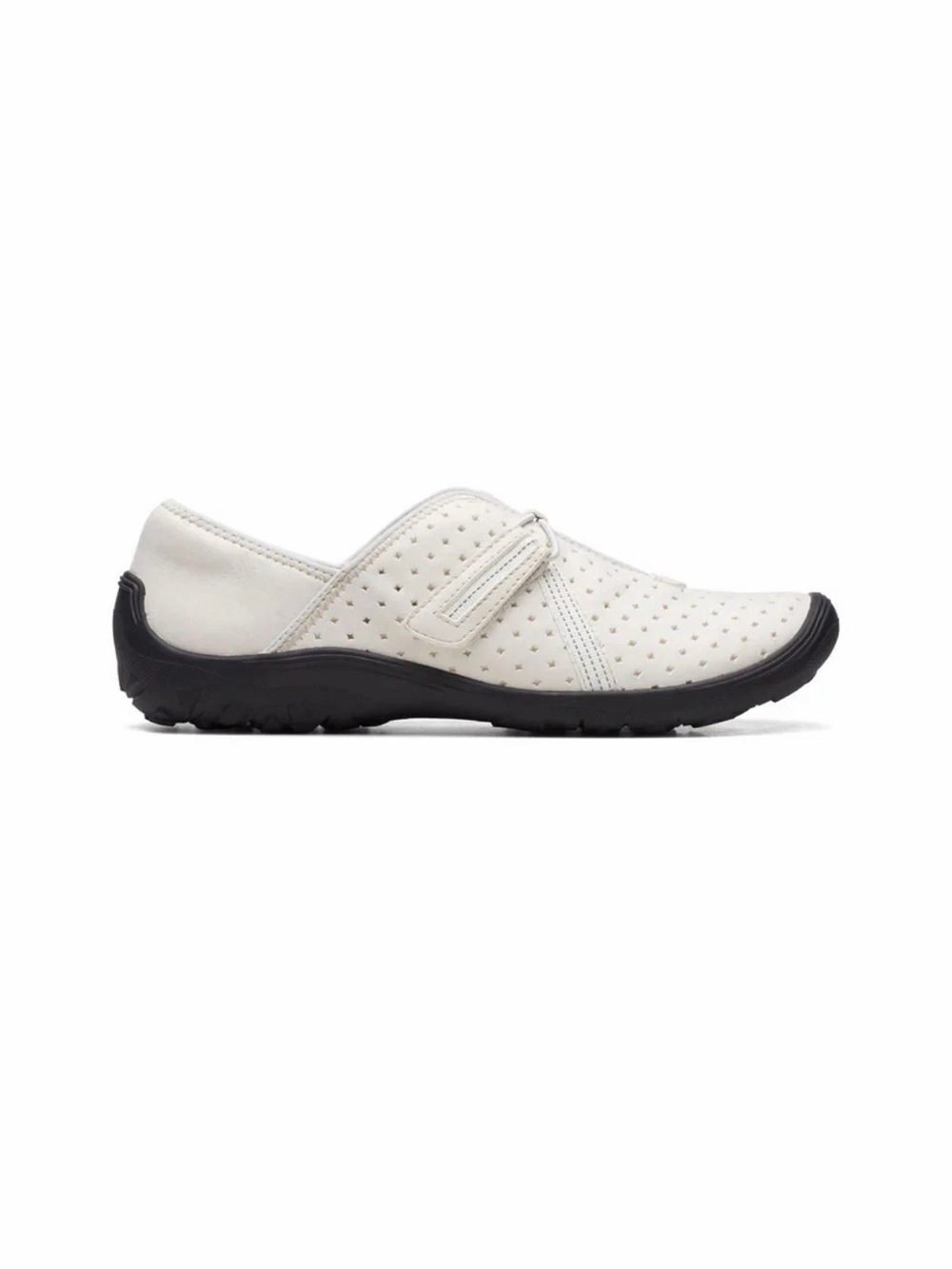 NIB - Clarks Fiana Braley White Leather 12M